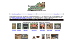 Desktop Screenshot of kentuckybarrels.com